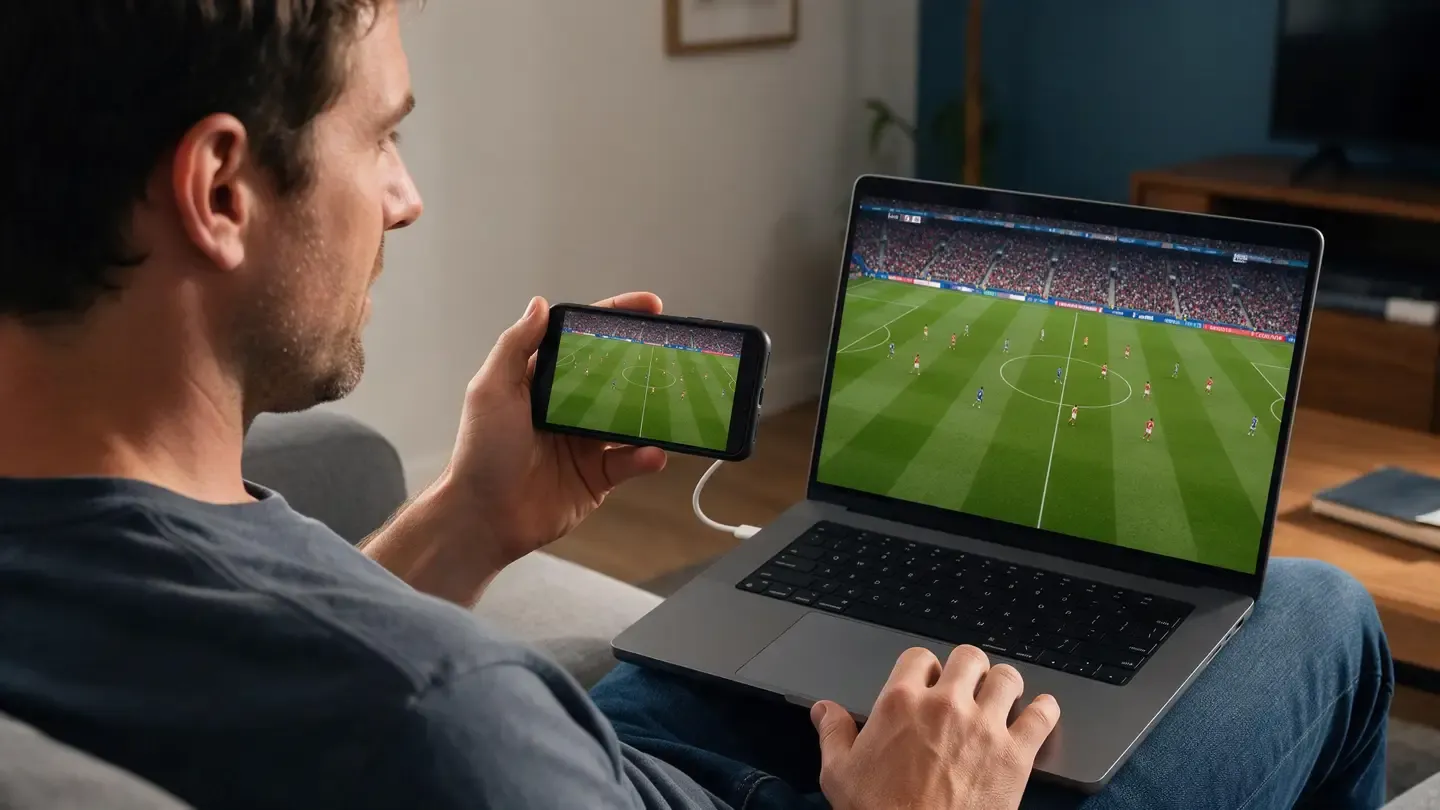 cast phone screen to laptop