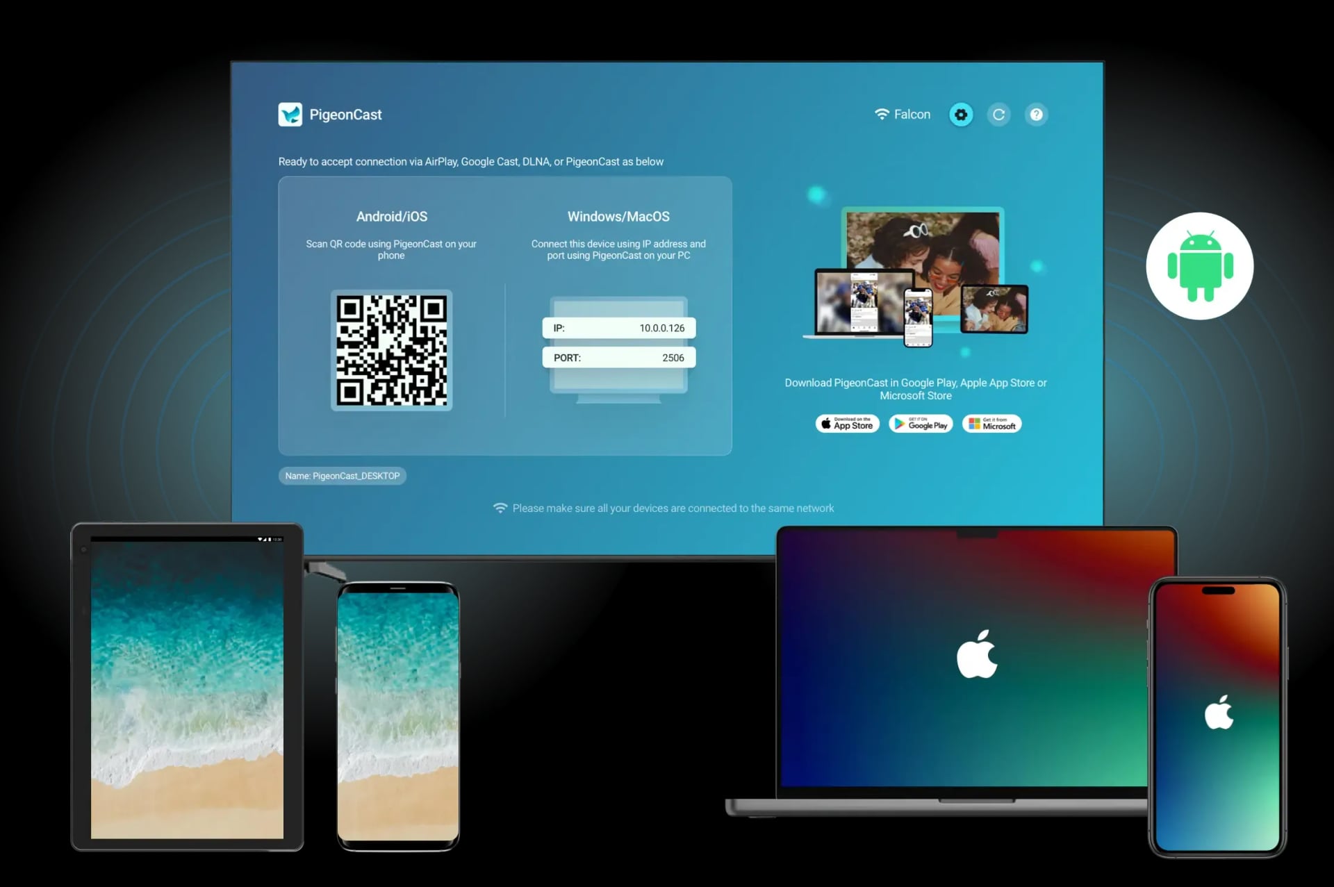 AndroidTV Screen Mirroring