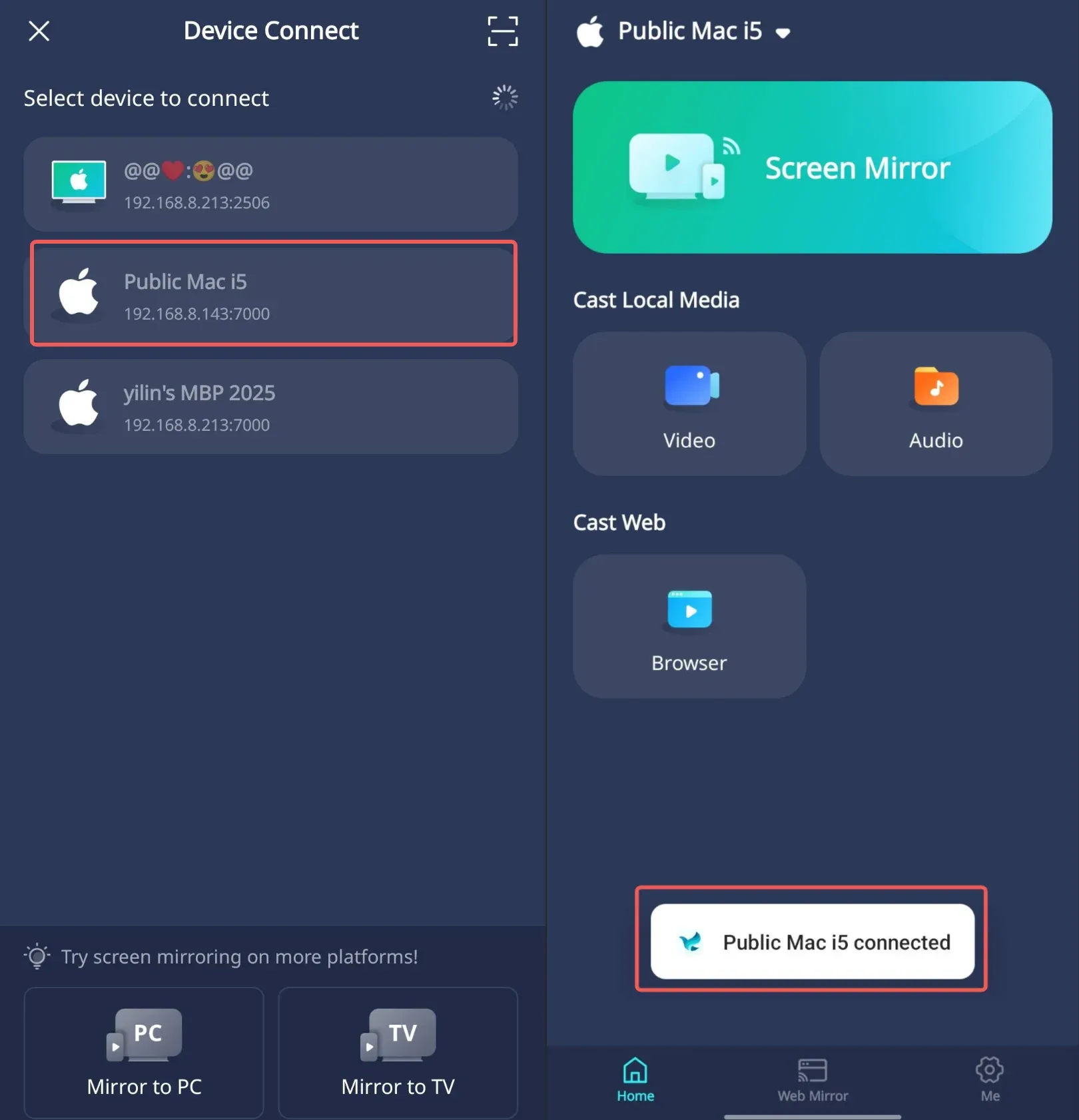 Connect Android Phone to Mac