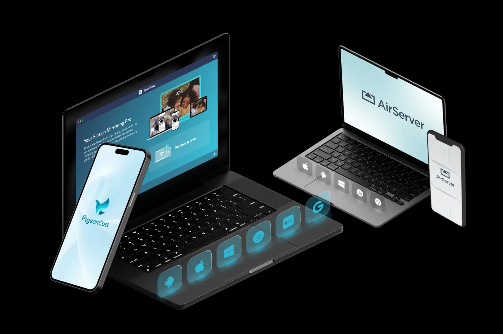 PigeonCast vs AirServer