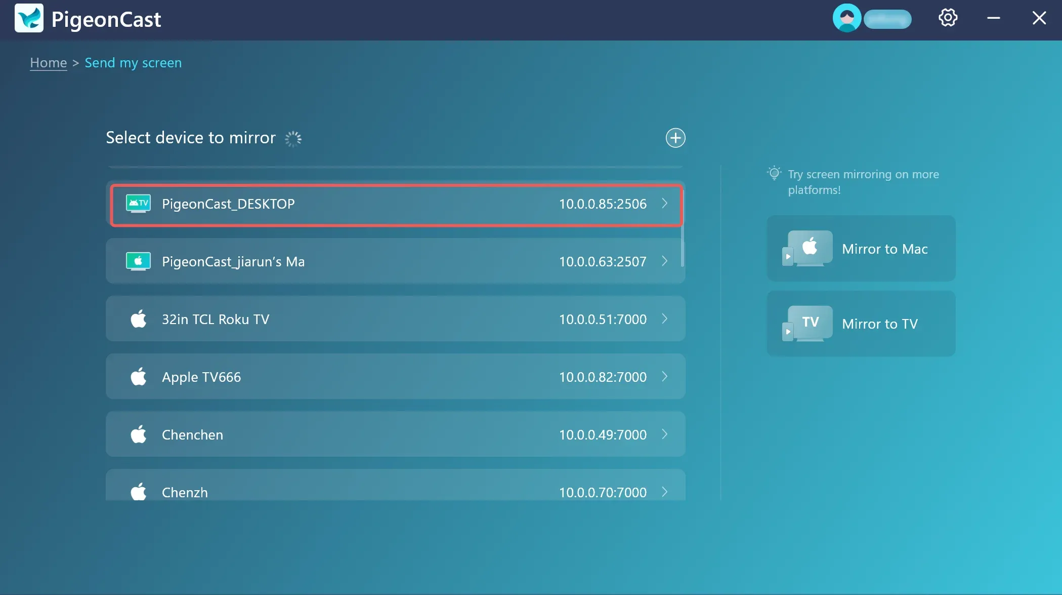 Search Device on Windows
